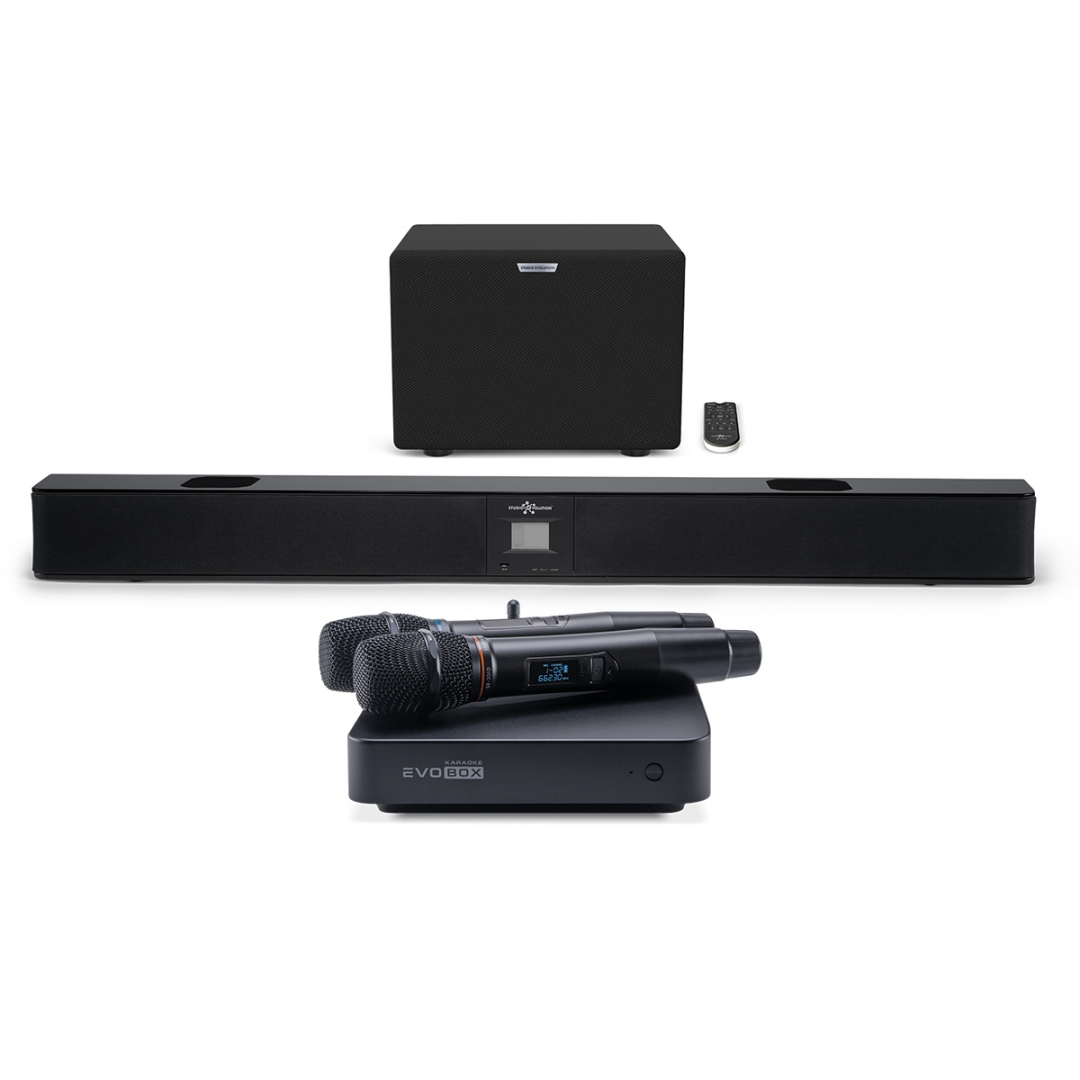 караоке-комплект EVOBOX Plus + EvoSound Bar (саундбар с караоке) в Нягани