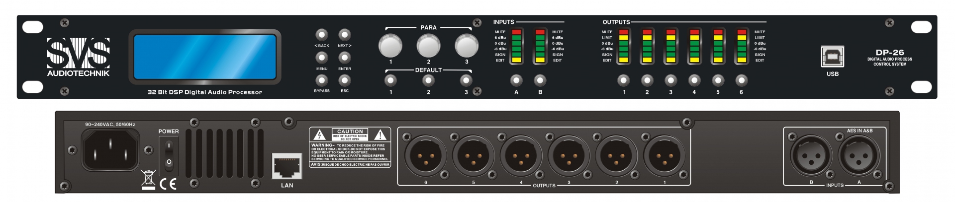 SVS Audiotechnik DP-26 Цифровой процессор: 2 входа 6 выходов в Нягани
