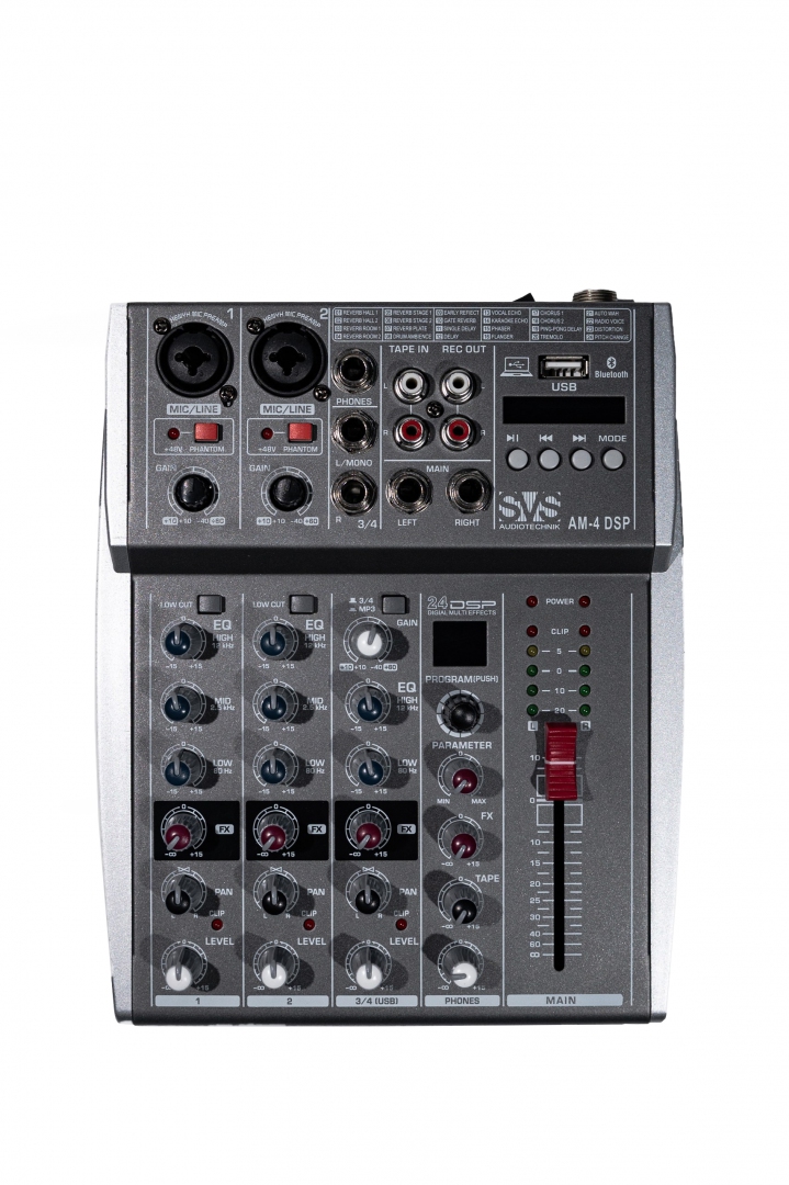SVS Audiotechnik mixers AM-4 DSP Аналоговый микшерный пульт, 4-канала в Нягани