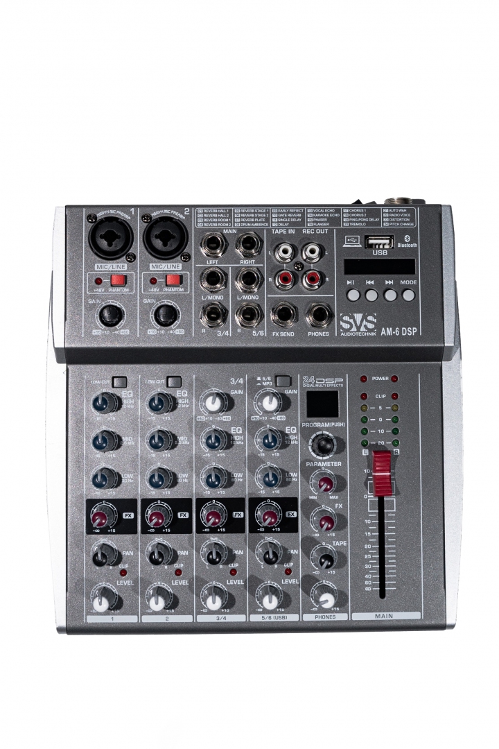 SVS Audiotechnik mixers AM-6 DSP Микшерный пульт аналоговый, 6-канальный SVS Audiotechnik mixers в Нягани