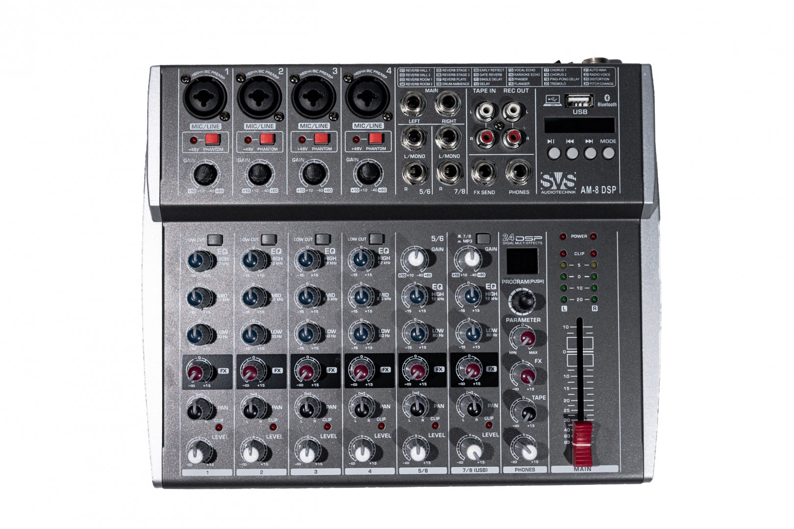SVS Audiotechnik mixers AM-8 DSP Микшерный пульт аналоговый, 8-канальный в Нягани